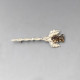 Robert Allison Smokey Quartz Silver Kilt Pin