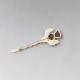 Robert Allison Smokey Quartz Silver Kilt Pin