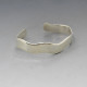 CRED Wavy Silver Bangle