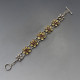 Doug Paulus Citrine and Silver Flower Bracelet