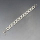 Silver Squares Chain Bracelet
