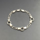 Decorative Silver Link Bracelet