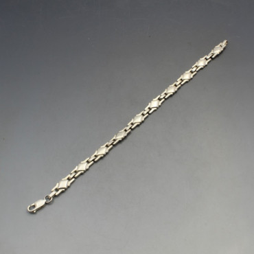 Malcolm Gray Ortak Silver Bracelet