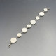 Designer Silver Swirls Link Bracelet