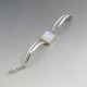 Vintage Moonstone and Silver Bracelet