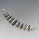 Labradorite Eclipse Silver Bracelet