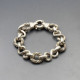 Vintage Chunky Silver Chain Bracelet