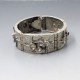 Sterling Silver Chunky Modernist Bracelet