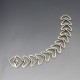 Bent Knudsen Danish Silver Hearts Bracelet