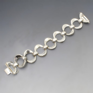 Silver ITALY Bracelet 28 Grams