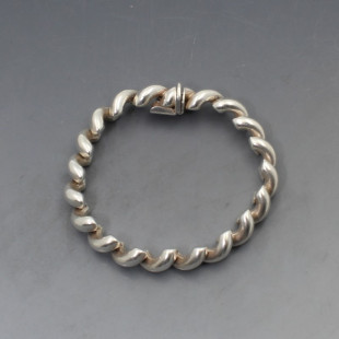 Decorative Silver Italian Bracelet