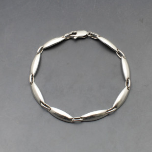 Silver Ovals Bracelet