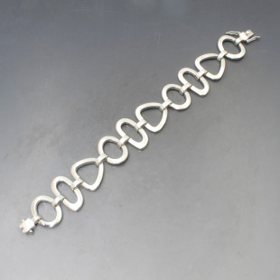 Vintage Silver Modernist Bracelet