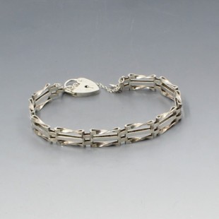 Silver Gate Bracelet 11 Grams