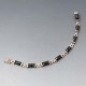 Art Deco Onyx Silver Bracelet