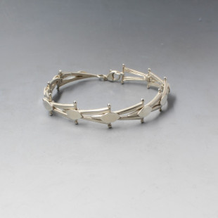 Silver Modernist Bracelet 