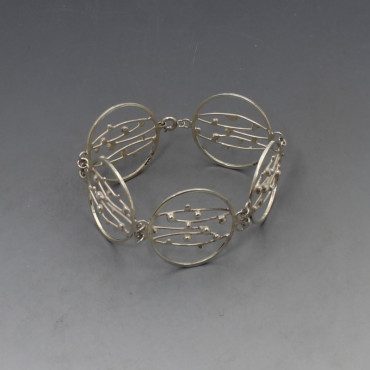 Norman Grant Silver Link Bracelet 