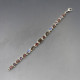 Multi Gemstone Silver Link Bracelet