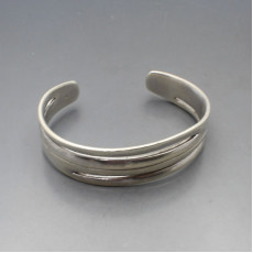 Armani Designer Silver Bangle