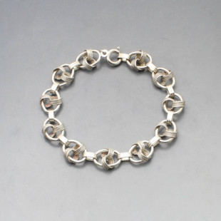Uno A Erre Silver Chain Bracelet