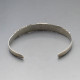 Decorative Slim Silver Bangle