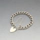 Silver Curb Chain Bracelet