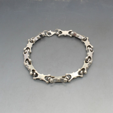 Vintage Silver Modernist Bracelet