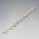 Designer Silver Modernist Bracelet