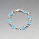 Mexican Turqousie and Silver Bracelet
