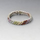 Multi Gemstone Sterling Silver Bracelet