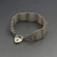 Vintage Designer Silver Gate Bracelet 