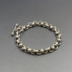 Silver Mexico Chain Bracelet 