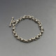 Silver Mexico Chain Bracelet 
