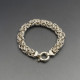 Chunky Silver ITALY Rope Chain Bracelet