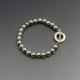 Vintage Sterling Silver Beads Bracelet