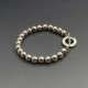 Sterling Silver Beads Bracelet