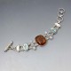 Multi Gemstone Sterling Silver Bracelet