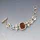 Multi Gemstone Sterling Silver Bracelet