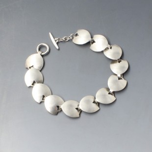 Herman Siersbol Silver Petals Bracelet