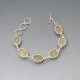 Rutilated Quartz Silver Bracelet