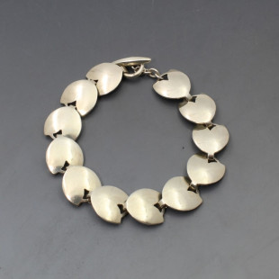 Herman Siersbol Silver Tulips Bracelet