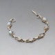 Blue Moonstone Silver Bracelet