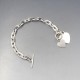 Vintage Sterling Silver Chain Bracelet 