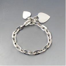 Vintage Silver Chain Bracelet 