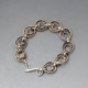 Herman Siersbol Silver Light Blue Bracelet