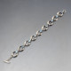 Herman Siersbol Silver Light Blue Bracelet