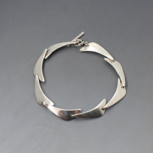 NE FROM Silver Boomerang Bracelet