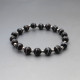 Black Banded Agate Stretch Bracelet