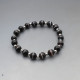 Black Banded Agate Stretch Bracelet