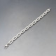 Linear Silver Link Bracelet